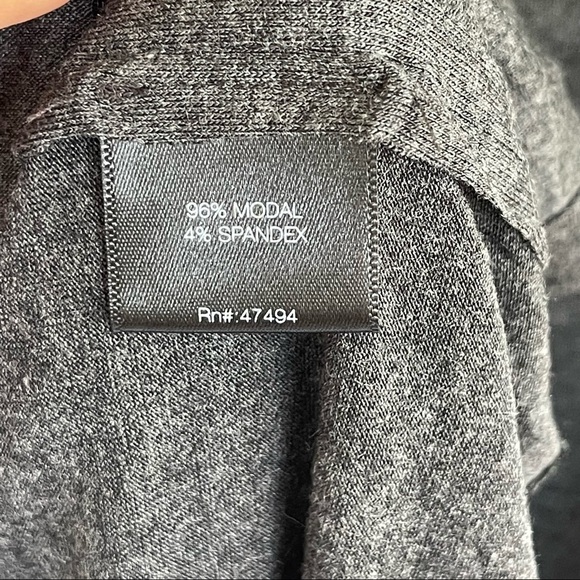 NEW Norma Kamali All in One Dress Dark Grey Size Small NWT - Picture 8 of 8